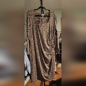 ISABEL Womens Plus Size        Long Sleeve Dress